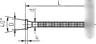 Гвоздь ершеный ЕКТ VZ010127