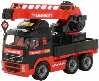 Игрушечный транспорт Полесье Автомобиль-кран с краном Mammoet Volvo 56979
