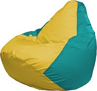Кресло-мешок Flagman Груша Супер Мега 4XL Г5.1-264 (желтый/бюризовый)