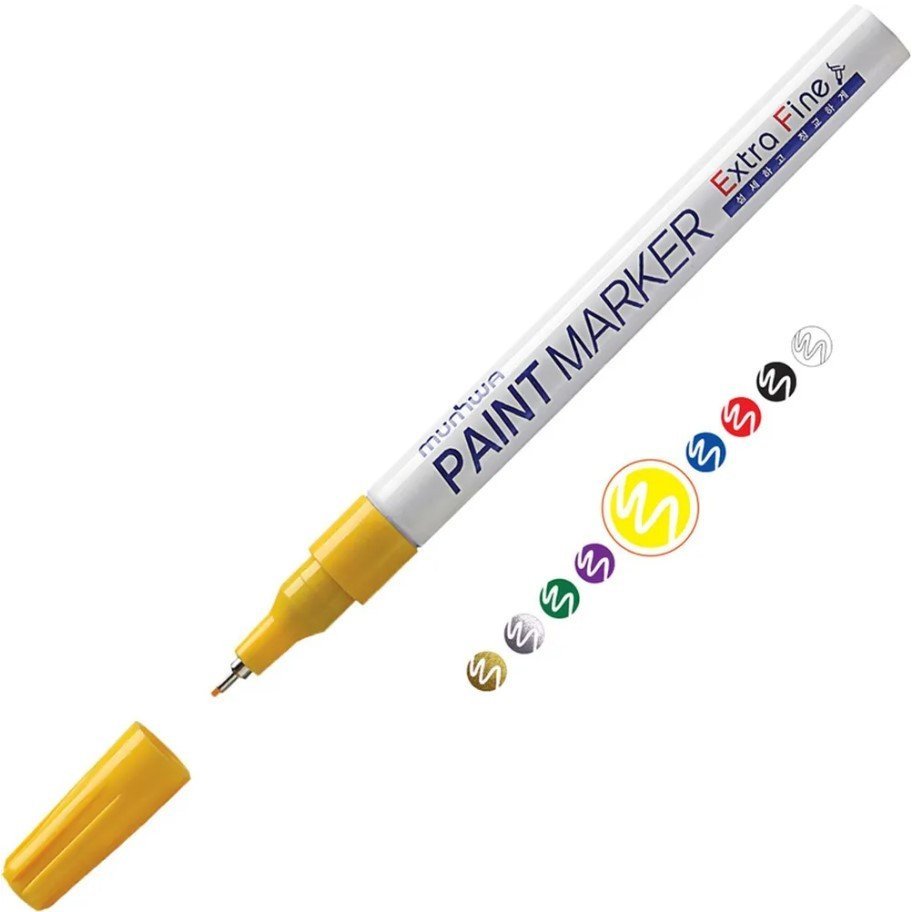 MunHwa Extra Fine Paint Marker EFPM-08 (желтый)