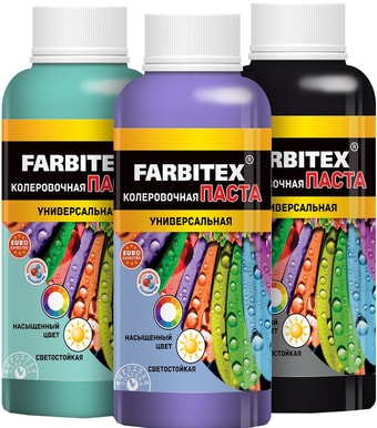 Колеровочная краска Farbitex Паста колеровочная универсальная 0.1 л (мандариновый)