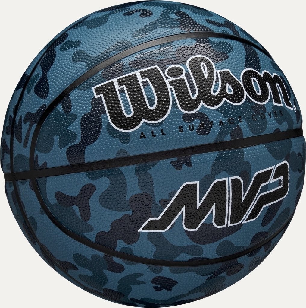 Баскетбольный мяч Wilson MVP Camo Blue WZ3018702XB6 (6 размер)