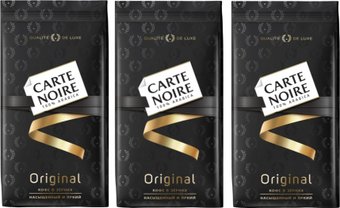 Кофе Carte Noire Original зерновой 3x800г