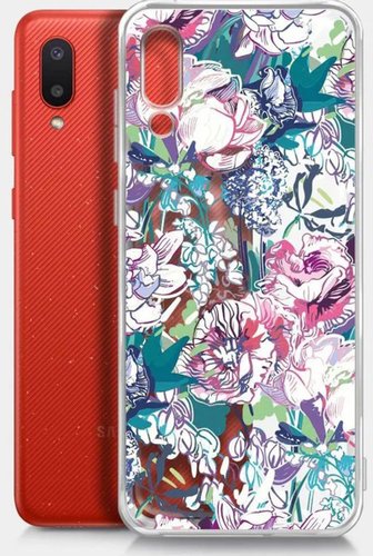 Чехол для телефона BoraSCO ArtWorks для Samsung Galaxy A02 51368 (прозрачный/рисунок)