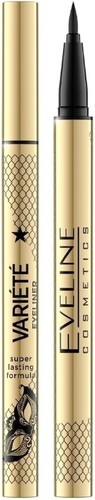 Подводка-фломастер Eveline Cosmetics Variete Waterproof Eyeliner Ultra Black Super Lasting