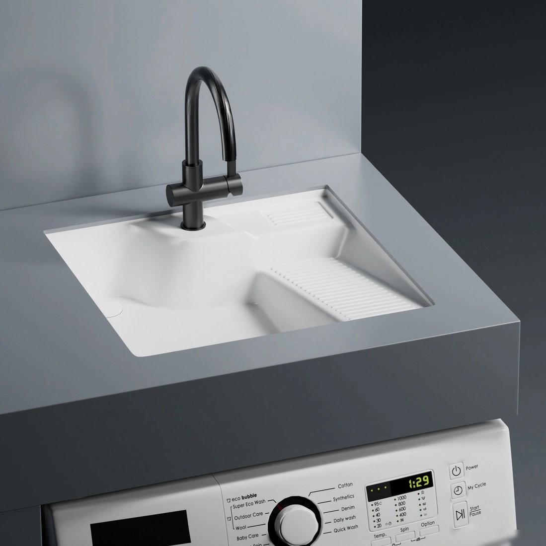 Умывальник Abber Rechteck AC2224R (белый)