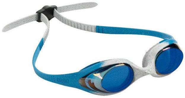 Очки для плавания ARENA Spider Mirror Jr 1E362 903 (blue-grey-blue)
