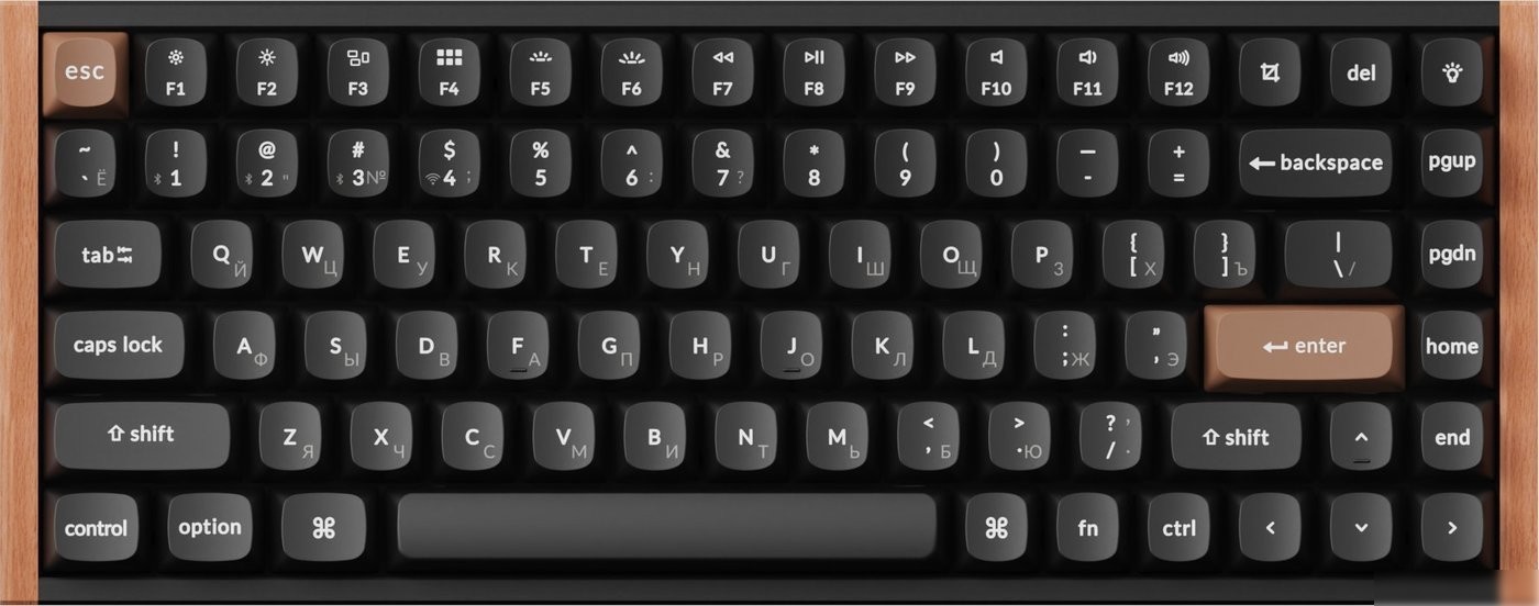 Клавиатура Keychron K2 HE Special Edition Black K2H-F1 (Nebula Magnetic)