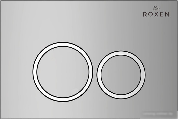 Унитаз подвесной Roxen Porto One Rimless 6 в 1 StounFix Slim 516917 (кнопка: хром)
