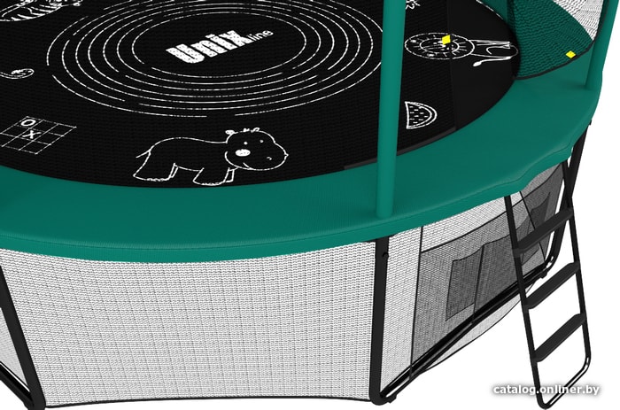 Батут Unix Line Supreme Game 10ft (зеленый)