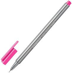 Ручка капиллярная Staedtler Триплюс 334-221 (розовый неон)