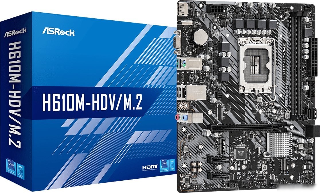Материнская плата ASRock H610M-HDV/M.2
