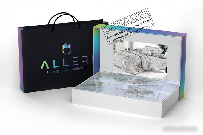 Постельное белье Alleri Сатин Premium 1.5сп СП-269