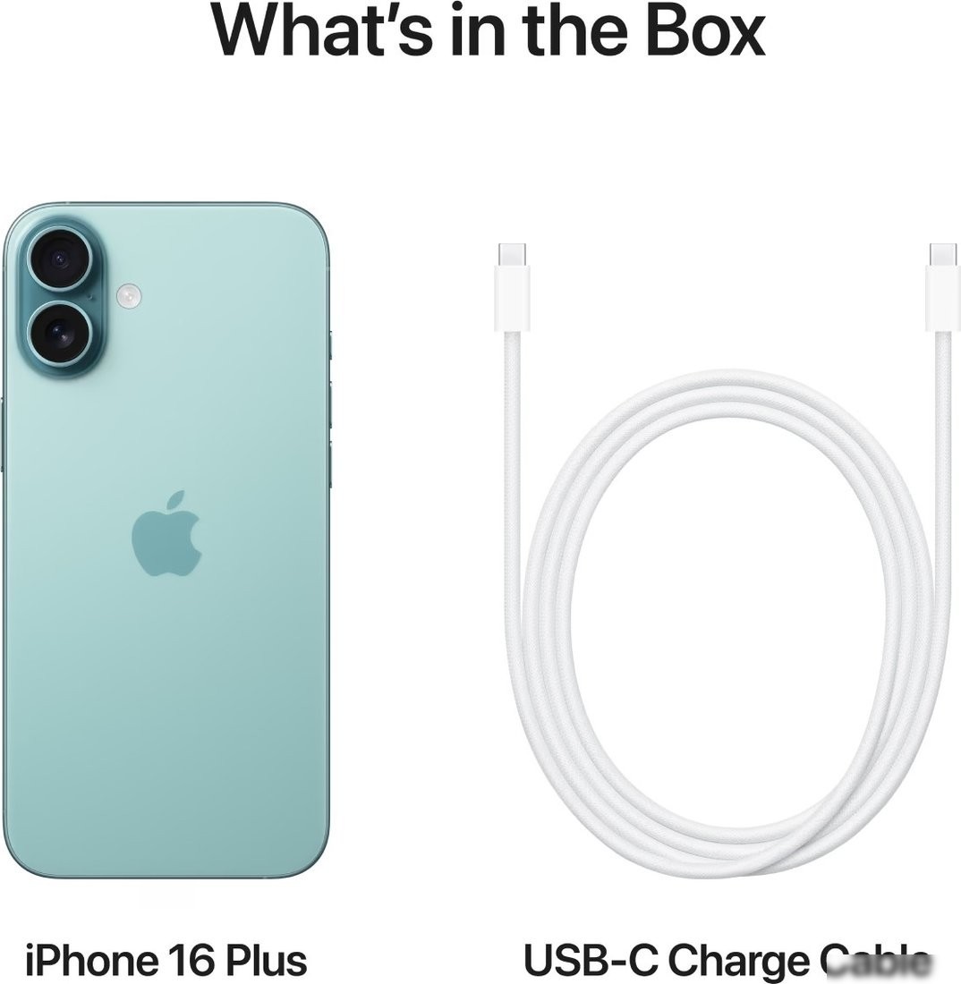 Телефон Apple iPhone 16 Plus 256GB (бирюзовый)