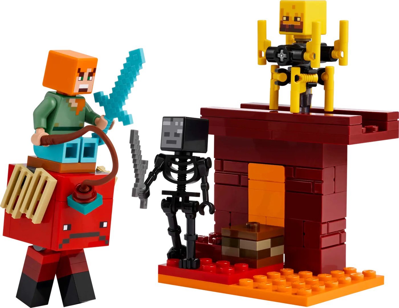 Конструктор LEGO Minecraft 21266 Битва за лаву Нижнего мира