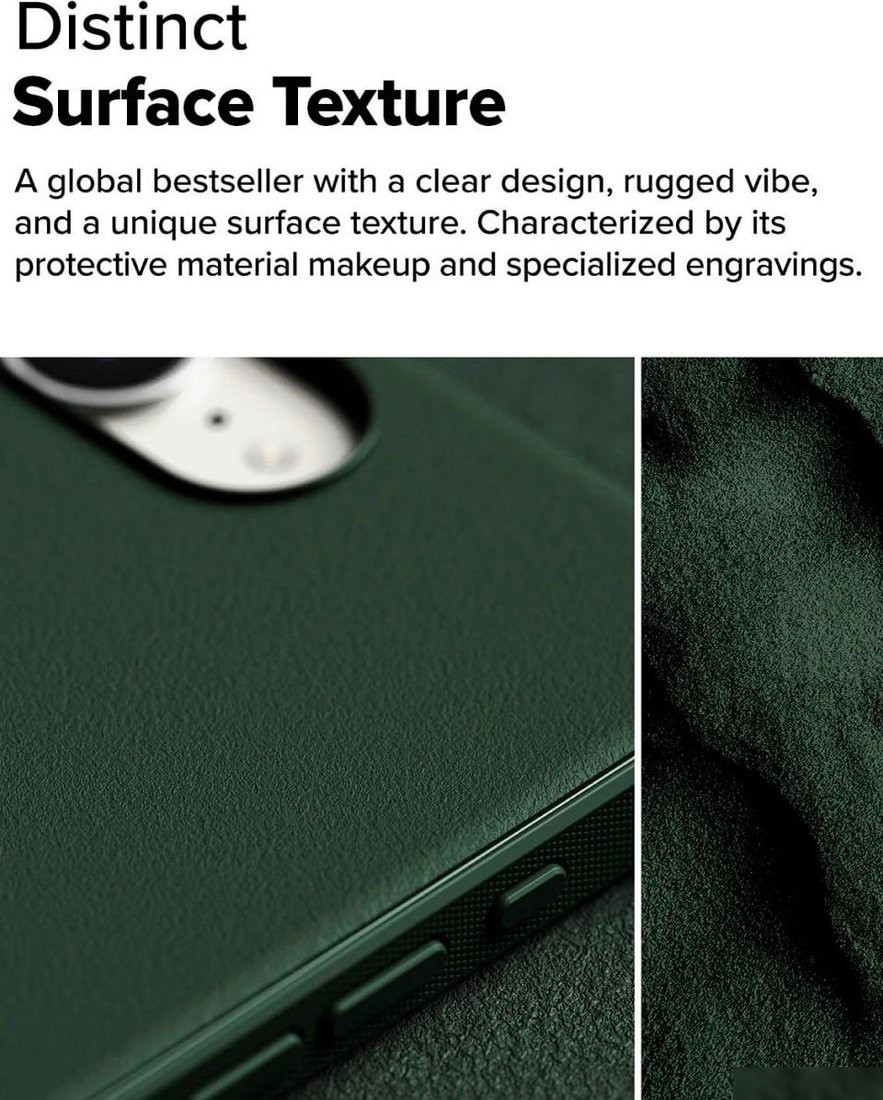 Чехол для телефона Ringke Onyx для iPhone 16e Dark Green