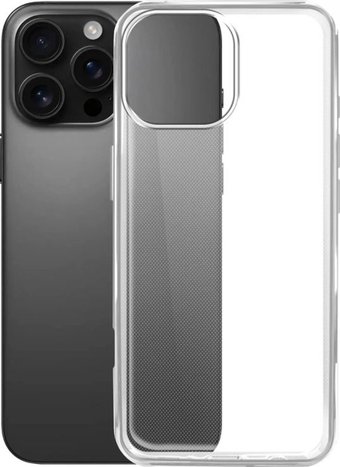 Чехол для телефона BoraSCO Silicone Case для Apple iPhone 16 Pro Max 73526 (прозрачный)
