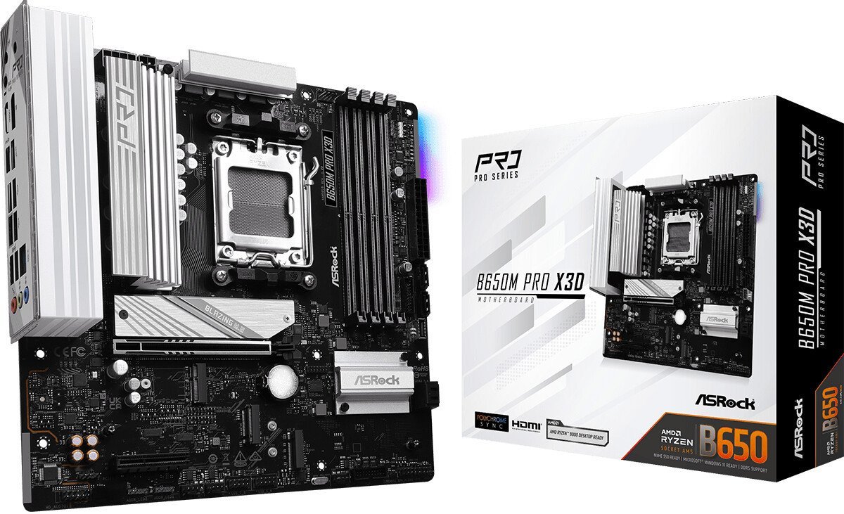 Материнская плата ASRock B650M Pro X3D