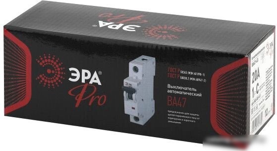Выключатель автоматический ЭРА Pro NO-901-51 ВА47-63 Б0031823