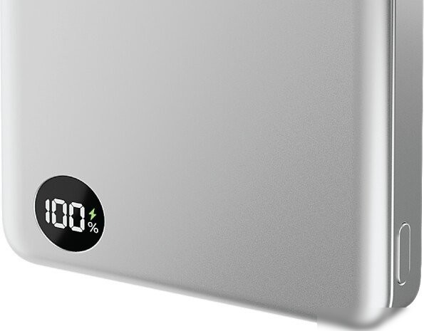 Внешний аккумулятор Olmio QM-16 10000mAh (серебристый)