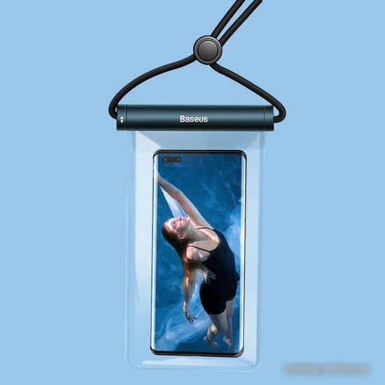 Чехол для телефона Baseus Cylinder Slide Cover Waterproof Bag (синий)