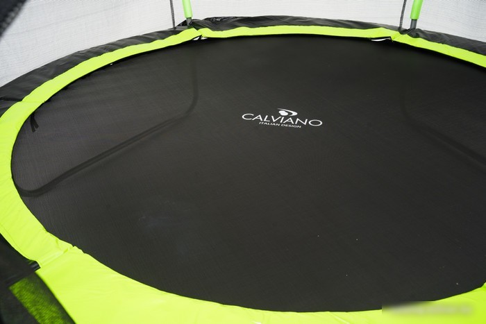 Батут Calviano Outside Master Green 312 см - 10ft (внешняя сетка, с лестницей)