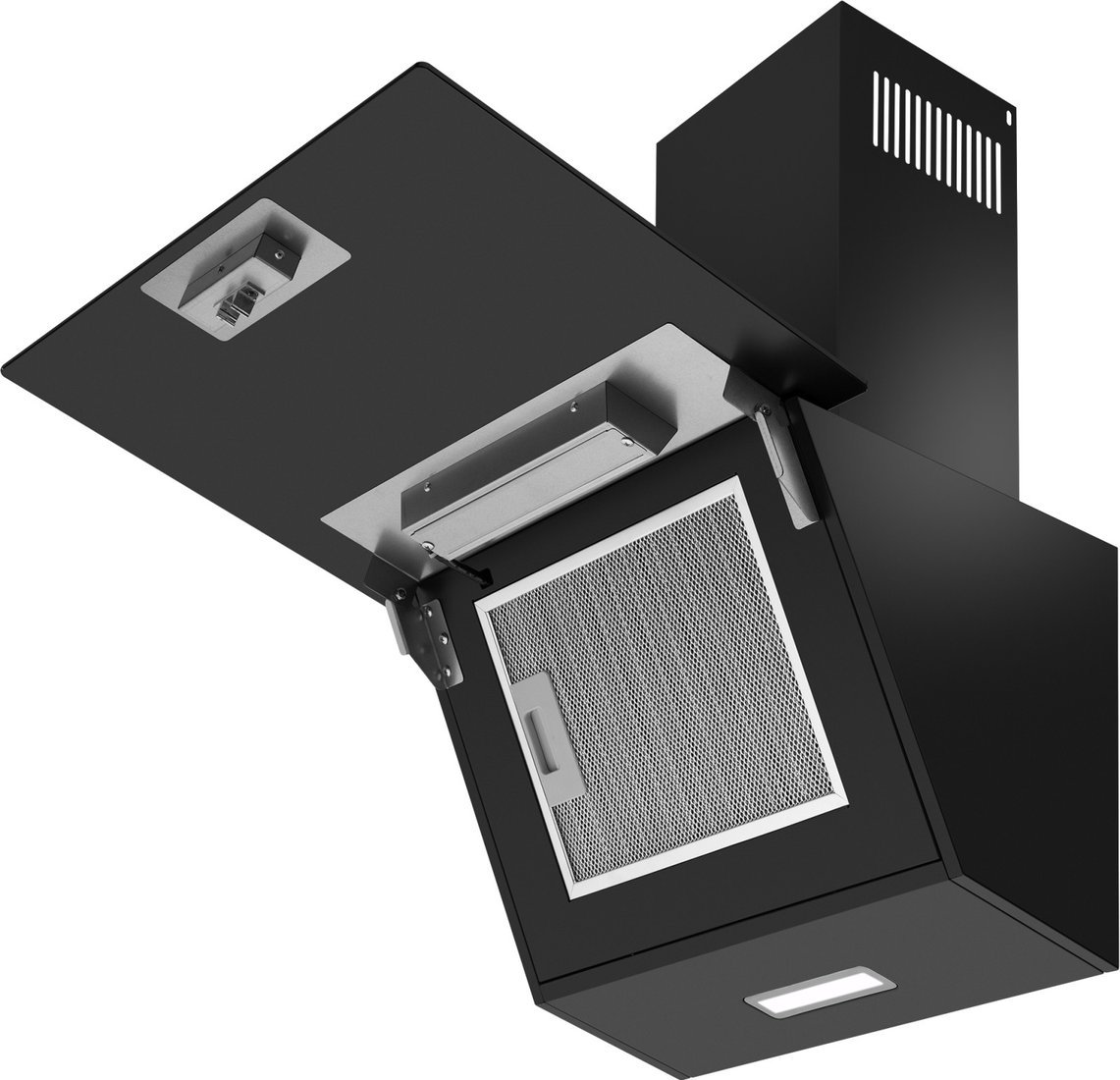 Кухонная вытяжка Weissgauff Yota 500 Touch Black Glass