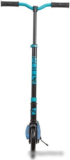 Самокат Novatrack Polis 230 Pro 230.POLIS.BL20 (черный/бирюзовый)