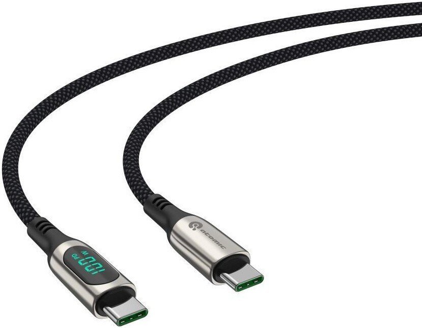 Кабель Atomic 30.392 USB Type-C - USB Type-C (1.5 м, черный)