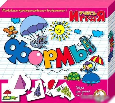 Развивающая игра Десятое королевство Учись играя. Формы 00059