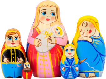 Развивающая игра Брестская Матрешка Спящая красавица (набор 5 шт)