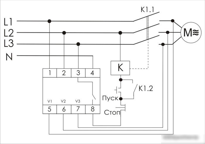 Реле контроля фаз Евроавтоматика F&F CZF-2B EA04.003.002