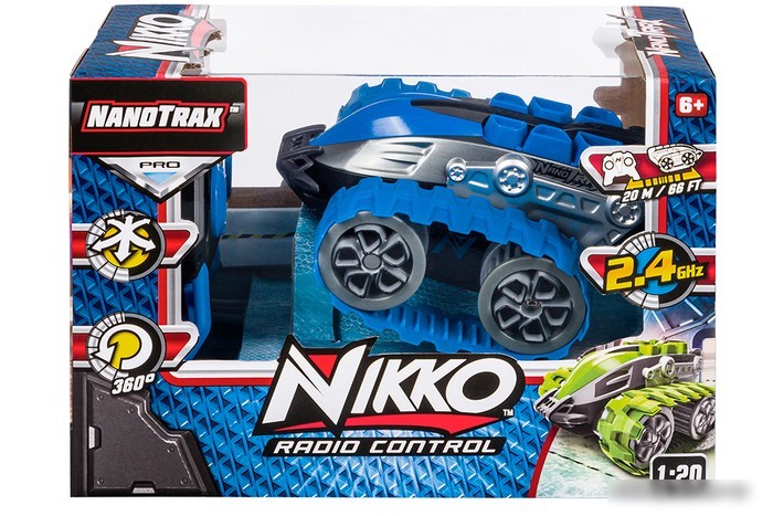 Автомодель Nikko Nano Trax Blaze Blue 10182
