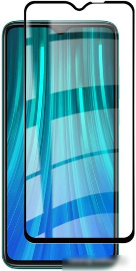 Защитное стекло Case Full Glue для Vivo Y19 (черный глянец)