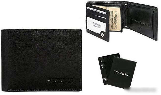 Кошелек Cedar 4U Cavaldi 0002-P-BS-RFID (черный)