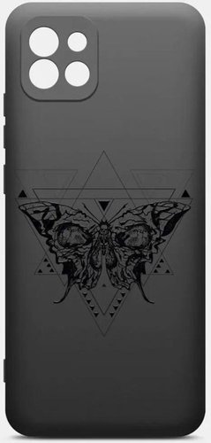 Чехол для телефона BoraSCO ArtWorks для Samsung Galaxy A03 51067 (черный/рисунок)