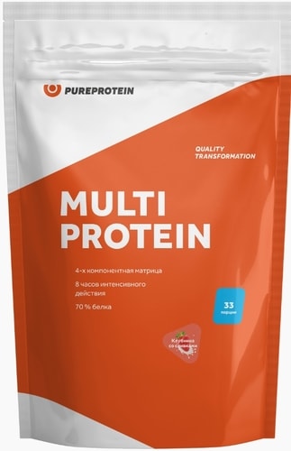 Pureprotein Multi Protein (1000 г, сливочная карамель)