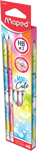 Набор простых карандашей Maped Mini Cute 851808 (6 шт)