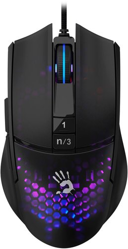 Игровая мышь A4Tech Bloody L65 Max (черный/фиолетовый)