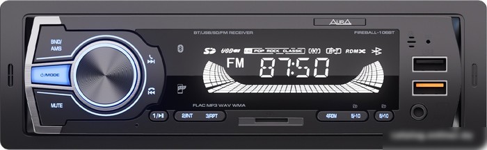 USB-магнитола Aura Fireball-106BT