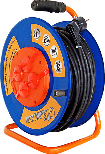 Удлинитель Glanzen EB-50-010 (50 м, синий)