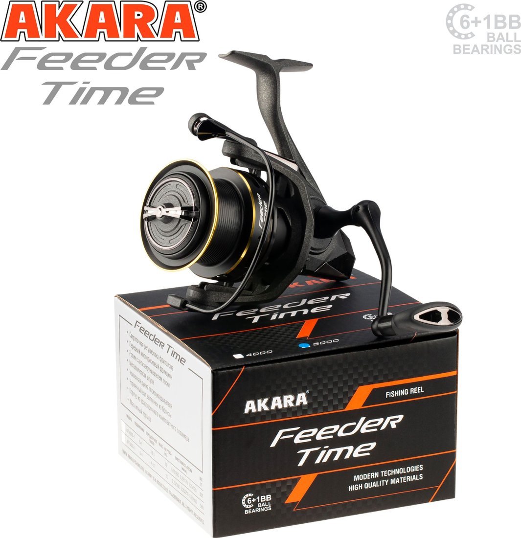 Рыболовная катушка Akara Feeder Time 4000 6+1bb