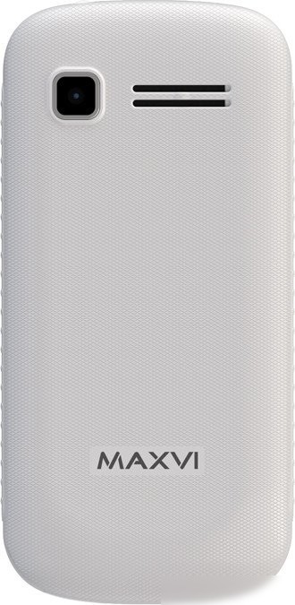 Кнопочный телефон Maxvi B201 (белый)