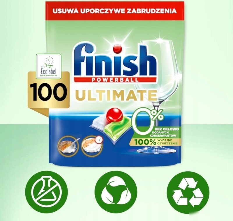 Капсулы для посудомоечной машины Finish Powerball Ultimate All In 1 (100 шт)