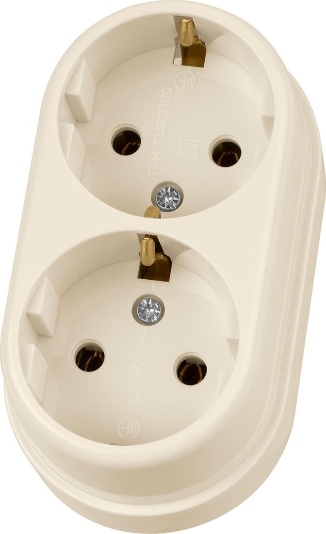 Розетка TDM Electric Ретро SQ1806-0532 (слоновая кость)