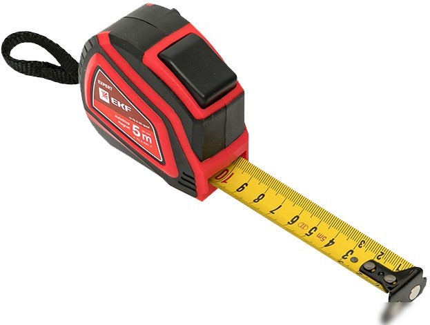 Рулетка EKF Expert РС-10 Autostop Магнит rs-10-5-25-quad (5мx25мм)