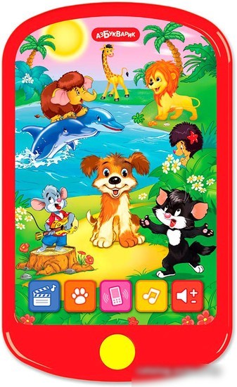 Интерактивная игрушка Азбукварик Смартфончик. Мои мультяшки AZ-3020