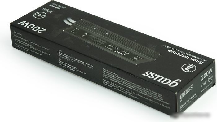 Блок питания Gauss 200W 24V IP66 202022400