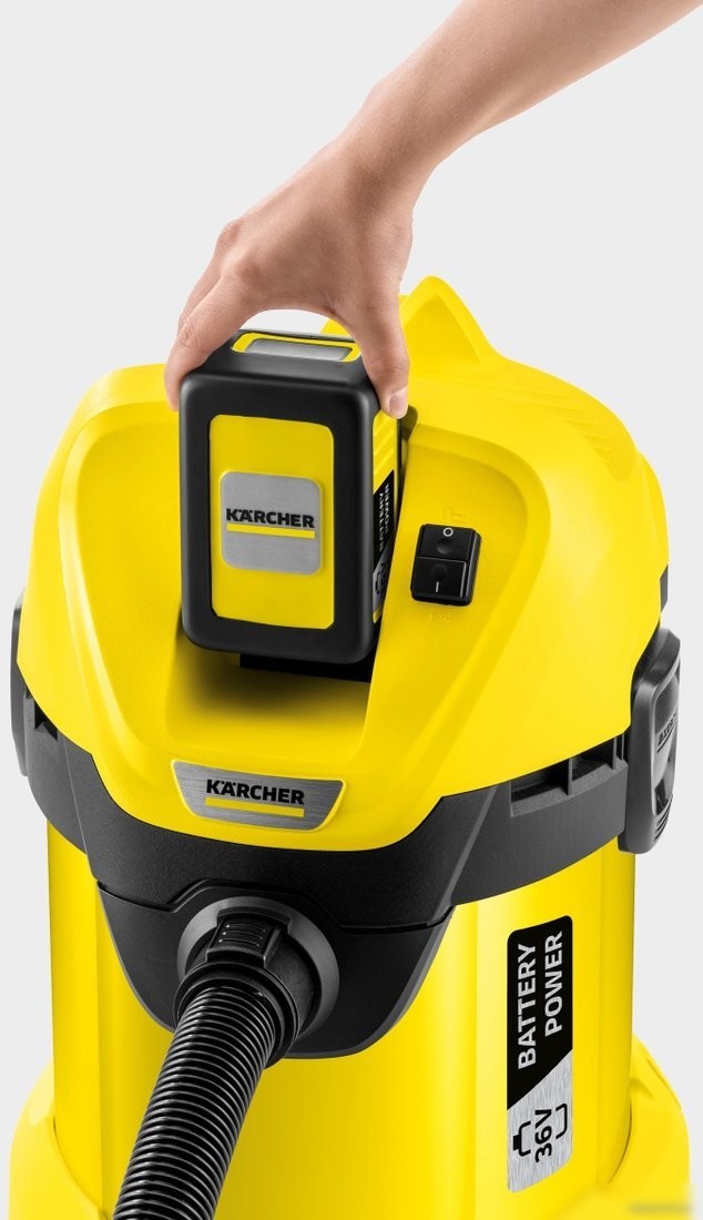 Пылесос Karcher WD 3 Battery Set 1.629-911.0