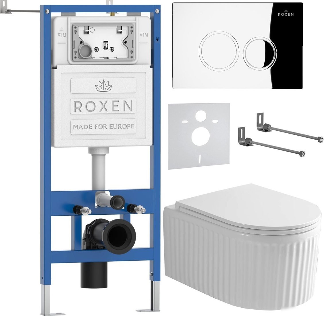 Унитаз подвесной Roxen StounFix Dual Fresh 968245